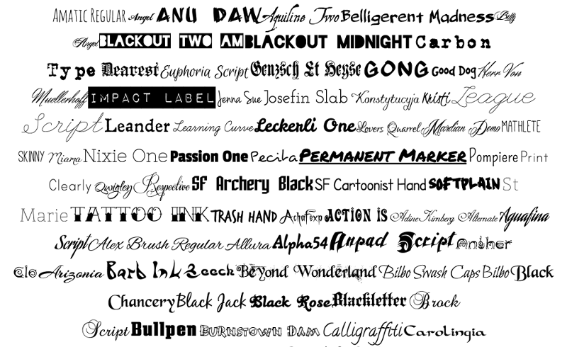 6. Tattoo Font Generator - wide 2